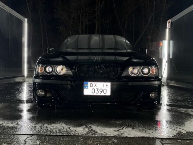 Черный БМВ 5 Серия, объемом двигателя 2.5 л и пробегом 452 тыс. км за 4500 $, фото 1 на Automoto.ua