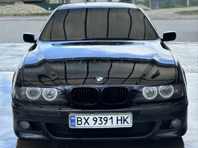 Черный БМВ 5 Серия, объемом двигателя 2.5 л и пробегом 345 тыс. км за 3300 $, фото 1 на Automoto.ua