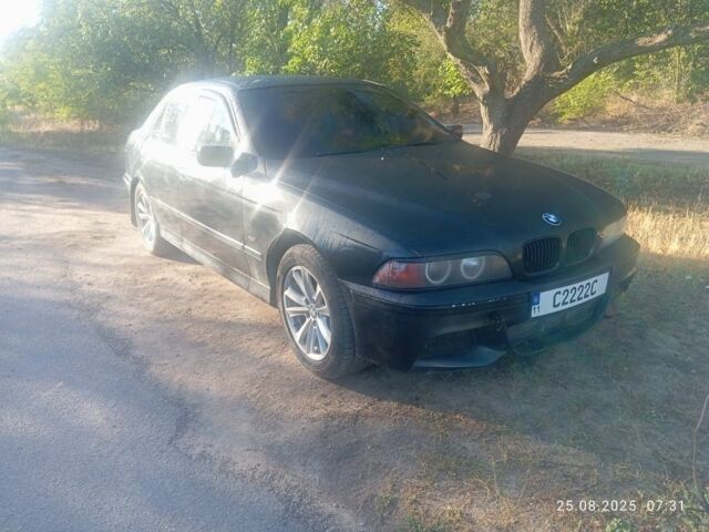 Чорний БМВ 5 Серія, об'ємом двигуна 2.5 л та пробігом 40 тис. км за 4100 $, фото 1 на Automoto.ua