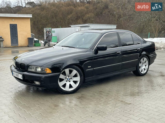 Черный БМВ 5 Серия, объемом двигателя 2.93 л и пробегом 400 тыс. км за 4700 $, фото 1 на Automoto.ua