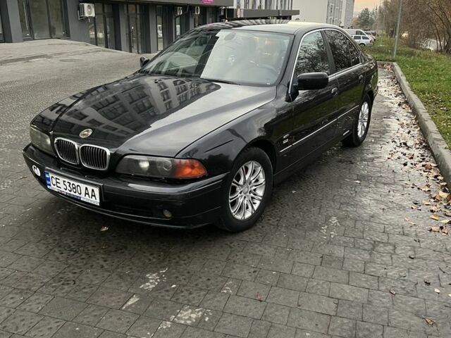 Черный БМВ 5 Серия, объемом двигателя 2 л и пробегом 290 тыс. км за 3300 $, фото 1 на Automoto.ua