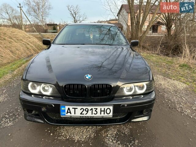 Черный БМВ 5 Серия, объемом двигателя 2.2 л и пробегом 350 тыс. км за 3900 $, фото 1 на Automoto.ua