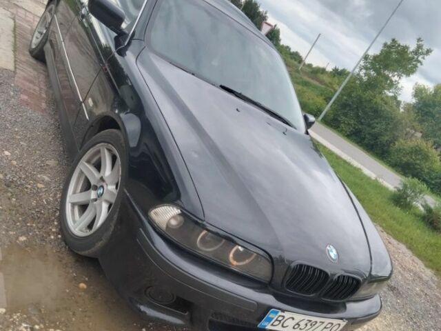 Черный БМВ 5 Серия, объемом двигателя 2.5 л и пробегом 350 тыс. км за 4350 $, фото 1 на Automoto.ua