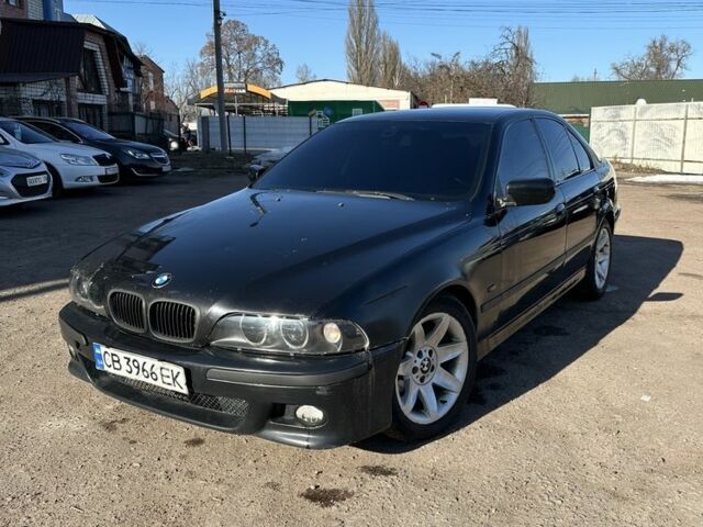 Чорний БМВ 5 Серія, об'ємом двигуна 3 л та пробігом 500 тис. км за 4600 $, фото 1 на Automoto.ua