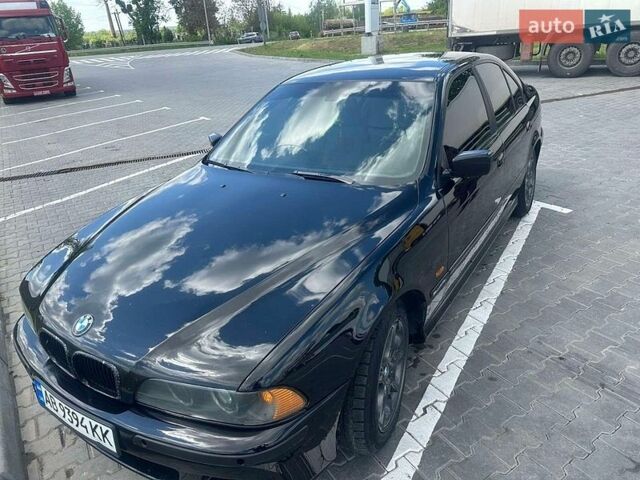 Черный БМВ 5 Серия, объемом двигателя 2.2 л и пробегом 379 тыс. км за 4300 $, фото 1 на Automoto.ua