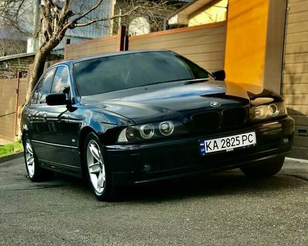 Черный БМВ 5 Серия, объемом двигателя 2.2 л и пробегом 288 тыс. км за 4950 $, фото 1 на Automoto.ua