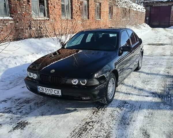 Черный БМВ 5 Серия, объемом двигателя 1.99 л и пробегом 392 тыс. км за 5500 $, фото 1 на Automoto.ua