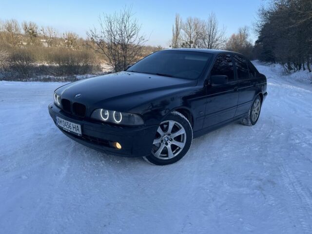 Черный БМВ 5 Серия, объемом двигателя 2.5 л и пробегом 370 тыс. км за 4500 $, фото 1 на Automoto.ua