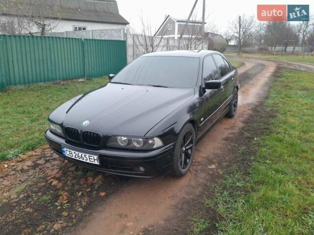 Черный БМВ 5 Серия, объемом двигателя 2.2 л и пробегом 111 тыс. км за 5200 $, фото 1 на Automoto.ua