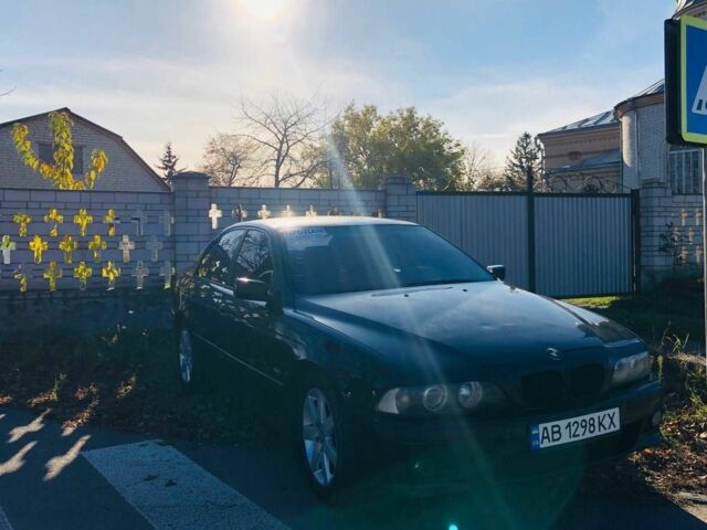 Черный БМВ 5 Серия, объемом двигателя 2.5 л и пробегом 347 тыс. км за 3266 $, фото 1 на Automoto.ua