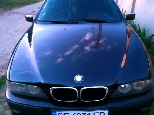 Черный БМВ 5 Серия, объемом двигателя 2 л и пробегом 350 тыс. км за 4300 $, фото 1 на Automoto.ua