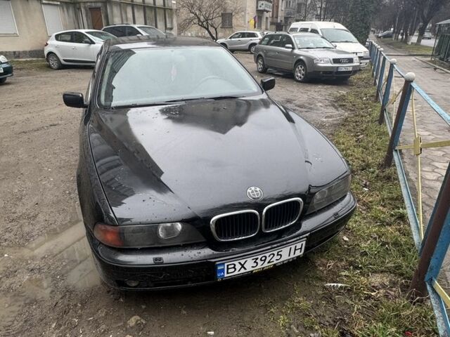 Черный БМВ 5 Серия, объемом двигателя 2.5 л и пробегом 295 тыс. км за 4200 $, фото 1 на Automoto.ua