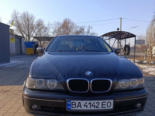 Черный БМВ 5 Серия, объемом двигателя 2.5 л и пробегом 293 тыс. км за 5200 $, фото 1 на Automoto.ua