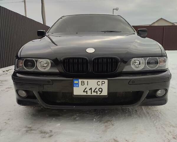 Черный БМВ 5 Серия, объемом двигателя 3 л и пробегом 404 тыс. км за 7500 $, фото 1 на Automoto.ua