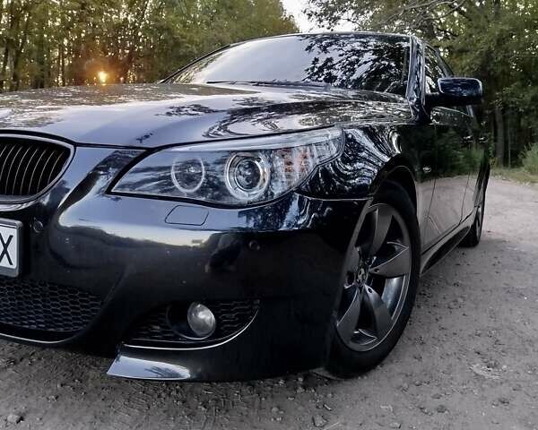 Черный БМВ 5 Серия, объемом двигателя 3 л и пробегом 350 тыс. км за 8300 $, фото 1 на Automoto.ua