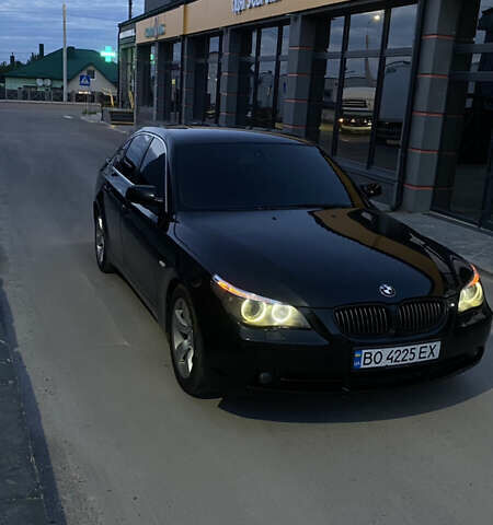 Черный БМВ 5 Серия, объемом двигателя 3 л и пробегом 370 тыс. км за 7500 $, фото 1 на Automoto.ua