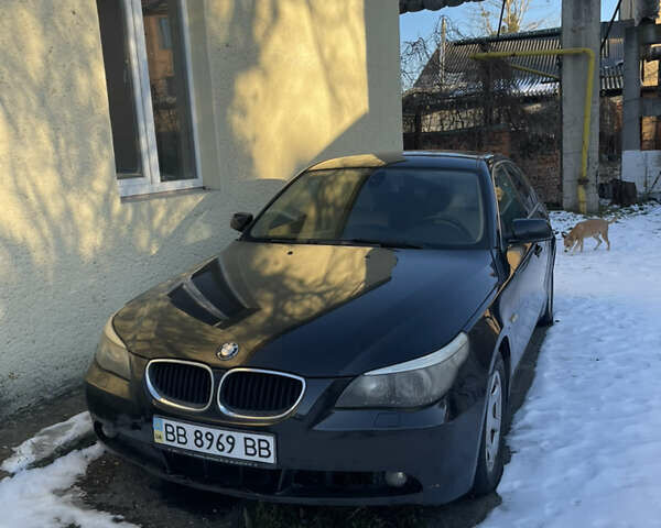 Черный БМВ 5 Серия, объемом двигателя 2.2 л и пробегом 248 тыс. км за 6100 $, фото 1 на Automoto.ua