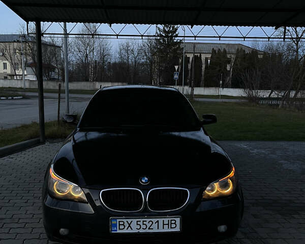 Черный БМВ 5 Серия, объемом двигателя 3 л и пробегом 380 тыс. км за 7800 $, фото 1 на Automoto.ua