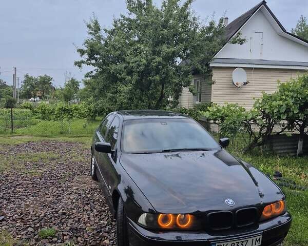 Черный БМВ 5 Серия, объемом двигателя 2.5 л и пробегом 349 тыс. км за 5900 $, фото 1 на Automoto.ua