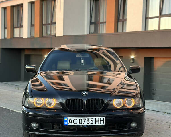 Черный БМВ 5 Серия, объемом двигателя 2.5 л и пробегом 337 тыс. км за 5200 $, фото 1 на Automoto.ua