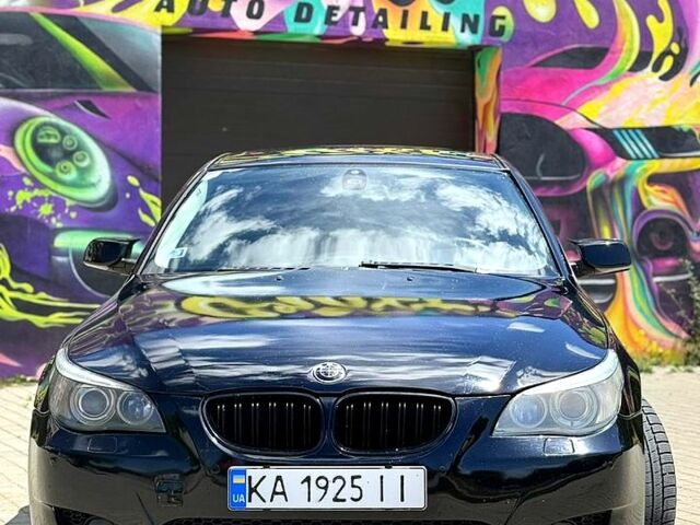 Черный БМВ 5 Серия, объемом двигателя 2.5 л и пробегом 350 тыс. км за 8500 $, фото 1 на Automoto.ua