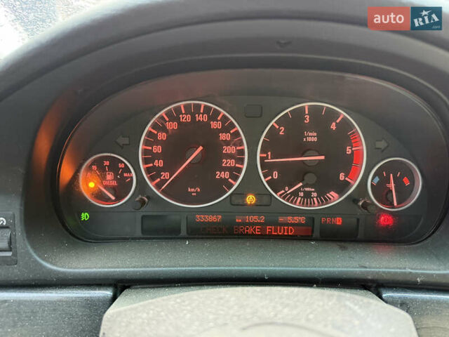 Черный БМВ 5 Серия, объемом двигателя 2.93 л и пробегом 333 тыс. км за 5000 $, фото 1 на Automoto.ua