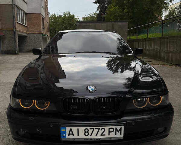 Черный БМВ 5 Серия, объемом двигателя 3 л и пробегом 454 тыс. км за 6999 $, фото 1 на Automoto.ua