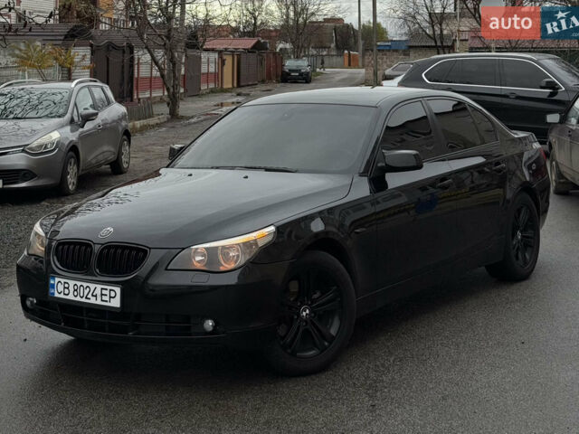 Черный БМВ 5 Серия, объемом двигателя 2 л и пробегом 470 тыс. км за 6900 $, фото 1 на Automoto.ua