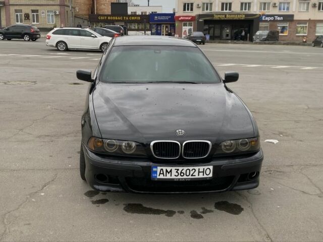Черный БМВ 5 Серия, объемом двигателя 2.5 л и пробегом 620 тыс. км за 6000 $, фото 1 на Automoto.ua