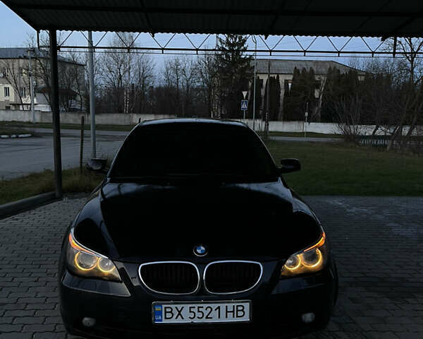 Черный БМВ 5 Серия, объемом двигателя 3 л и пробегом 390 тыс. км за 7800 $, фото 1 на Automoto.ua