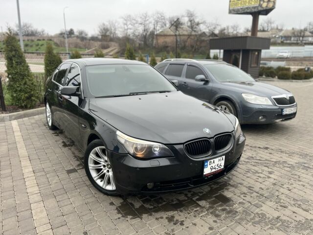 Черный БМВ 5 Серия, объемом двигателя 2.5 л и пробегом 477 тыс. км за 8000 $, фото 1 на Automoto.ua