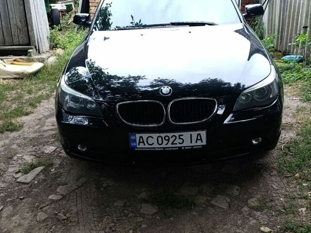 Черный БМВ 5 Серия, объемом двигателя 2.2 л и пробегом 382 тыс. км за 6300 $, фото 1 на Automoto.ua