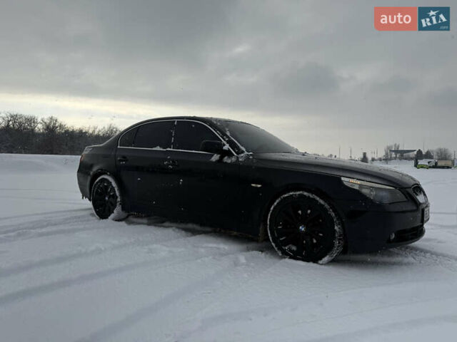 Черный БМВ 5 Серия, объемом двигателя 2.5 л и пробегом 455 тыс. км за 9000 $, фото 1 на Automoto.ua