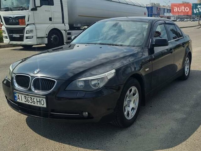 Черный БМВ 5 Серия, объемом двигателя 2.2 л и пробегом 296 тыс. км за 7900 $, фото 1 на Automoto.ua