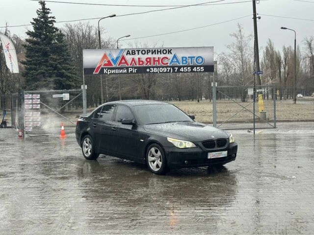 Черный БМВ 5 Серия, объемом двигателя 2.5 л и пробегом 265 тыс. км за 6700 $, фото 1 на Automoto.ua