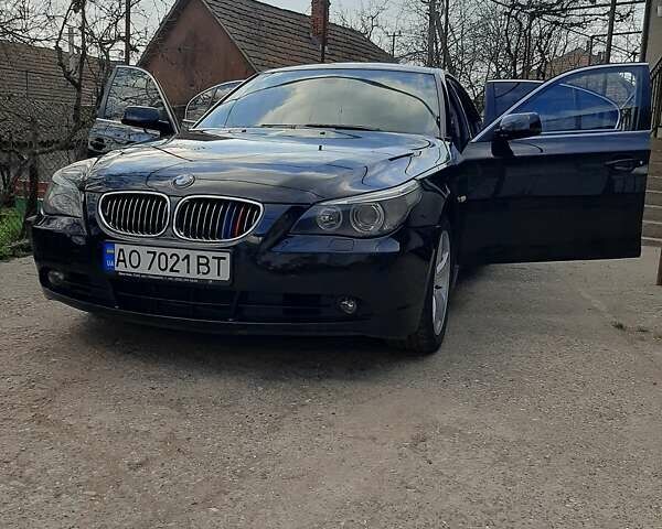 Черный БМВ 5 Серия, объемом двигателя 2.2 л и пробегом 236 тыс. км за 8500 $, фото 1 на Automoto.ua