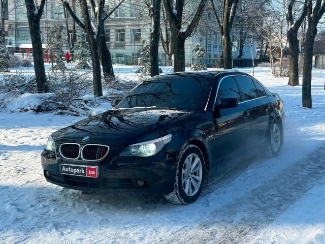 Черный БМВ 5 Серия, объемом двигателя 2.5 л и пробегом 304 тыс. км за 5950 $, фото 1 на Automoto.ua