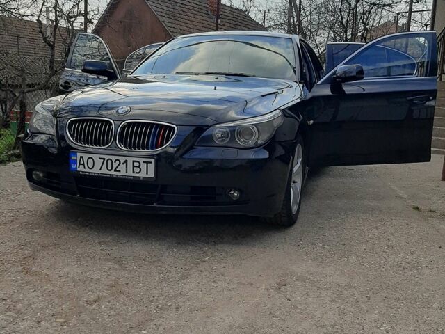 Черный БМВ 5 Серия, объемом двигателя 2.2 л и пробегом 236 тыс. км за 8500 $, фото 1 на Automoto.ua