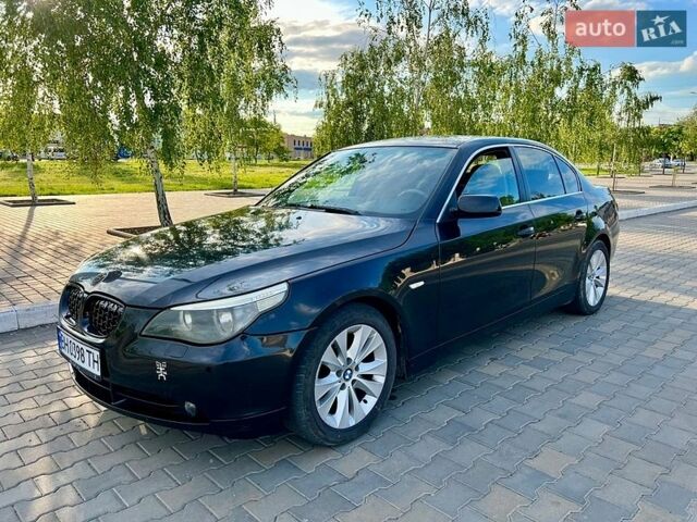Черный БМВ 5 Серия, объемом двигателя 2.5 л и пробегом 383 тыс. км за 5900 $, фото 1 на Automoto.ua
