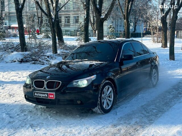 Черный БМВ 5 Серия, объемом двигателя 2.5 л и пробегом 304 тыс. км за 7990 $, фото 1 на Automoto.ua