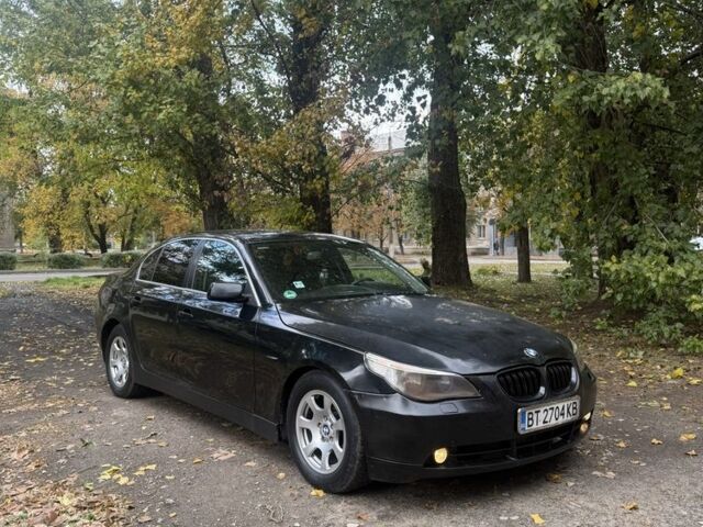 Черный БМВ 5 Серия, объемом двигателя 2.5 л и пробегом 300 тыс. км за 3800 $, фото 1 на Automoto.ua