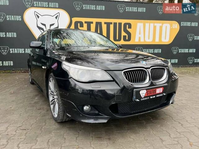 Чорний БМВ 5 Серія, об'ємом двигуна 3 л та пробігом 148 тис. км за 8100 $, фото 1 на Automoto.ua