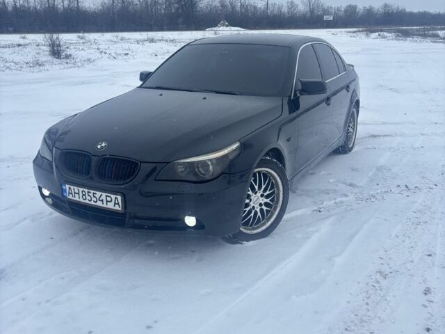 Черный БМВ 5 Серия, объемом двигателя 2.5 л и пробегом 350 тыс. км за 6600 $, фото 1 на Automoto.ua