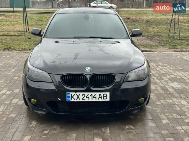 Черный БМВ 5 Серия, объемом двигателя 3 л и пробегом 330 тыс. км за 8200 $, фото 1 на Automoto.ua
