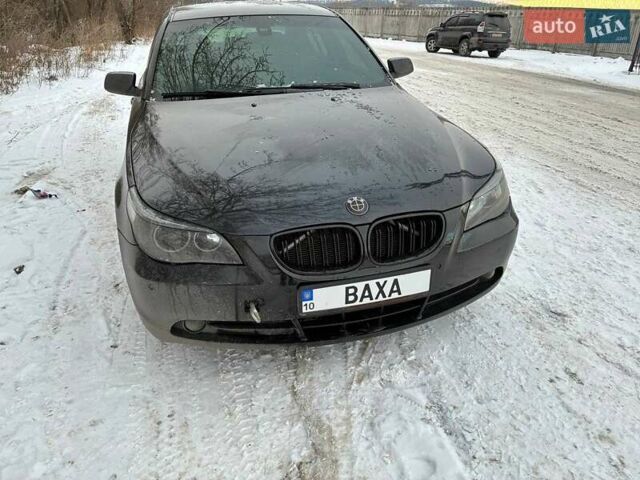 Черный БМВ 5 Серия, объемом двигателя 2.5 л и пробегом 283 тыс. км за 4500 $, фото 1 на Automoto.ua