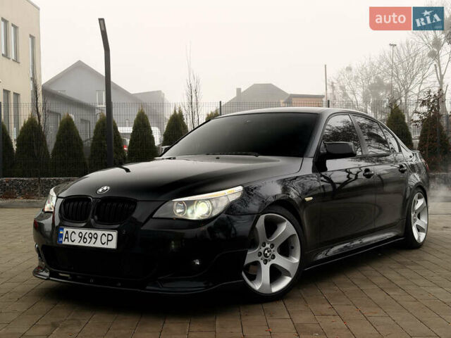 Черный БМВ 5 Серия, объемом двигателя 2.5 л и пробегом 220 тыс. км за 6750 $, фото 1 на Automoto.ua