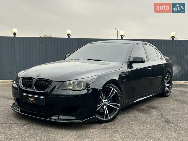 Черный БМВ 5 Серия, объемом двигателя 4.39 л и пробегом 215 тыс. км за 11500 $, фото 1 на Automoto.ua