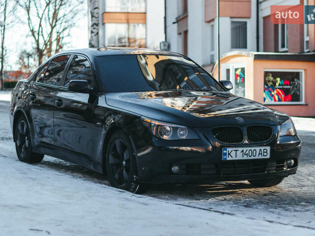 Черный БМВ 5 Серия, объемом двигателя 2.5 л и пробегом 450 тыс. км за 8299 $, фото 1 на Automoto.ua