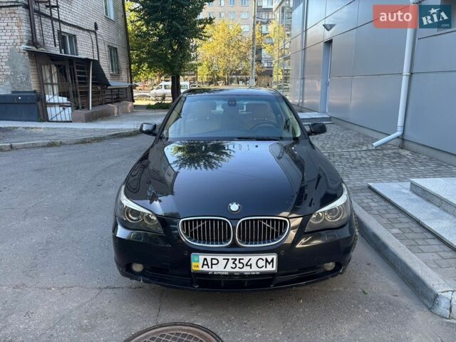 Черный БМВ 5 Серия, объемом двигателя 2.5 л и пробегом 262 тыс. км за 5000 $, фото 1 на Automoto.ua