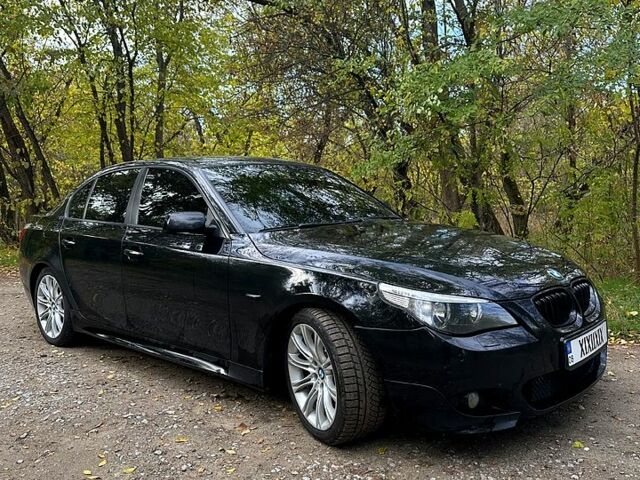 Черный БМВ 5 Серия, объемом двигателя 2 л и пробегом 227 тыс. км за 9700 $, фото 1 на Automoto.ua